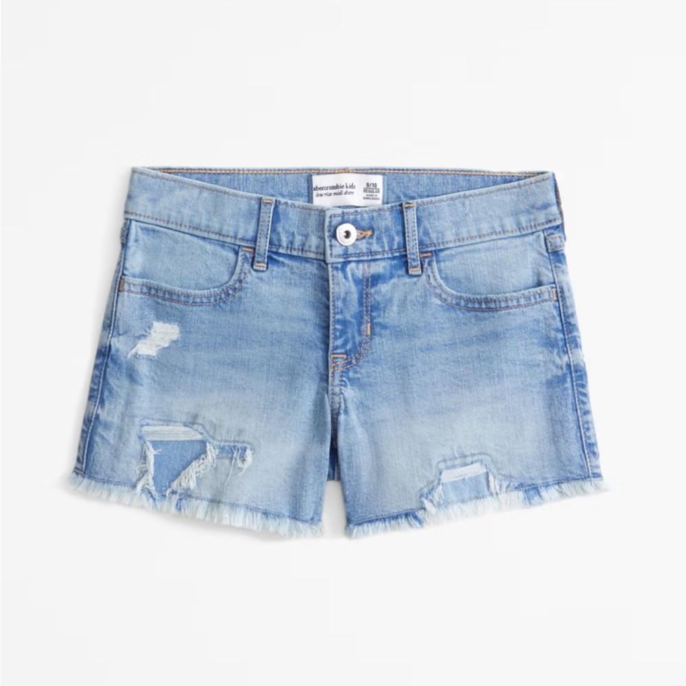 Abercrombie Kids High Rise Mini Mom Short